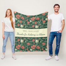 Gracias Por Ayudarnos A Bloom Fleece Blanket