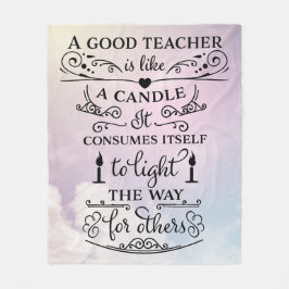 Manta Polar Gracias Profesores