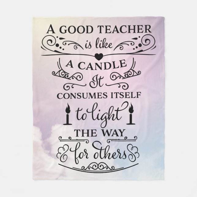 Manta Polar Gracias Profesores (Anverso)