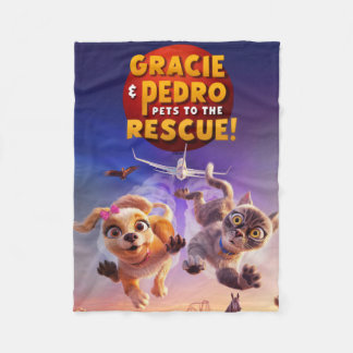 Manta Polar Gracie y Pedro: ¡Mascotas al rescate!