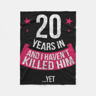 Manta Polar Graciosa camiseta del 20° Aniversario de la Esposa