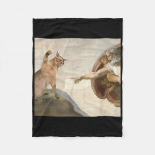 Manta Polar Graciosa Creación De Dios De Adán Meme Jesús