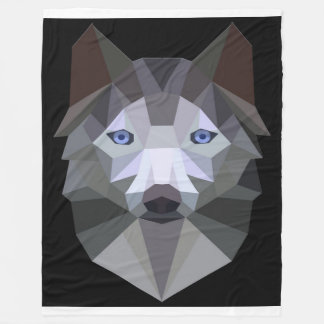 Manta Polar Graciosa Geometría Husky Face Gifts Lover