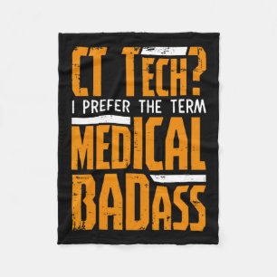 Manta Polar Gracioso Ct Tech Radiology Ct Cat Scan - Médico Ma