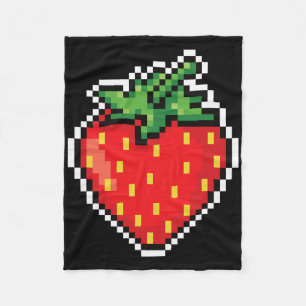 Manta Polar Gracioso disfraz fácil de Halloween Pixel Strawber