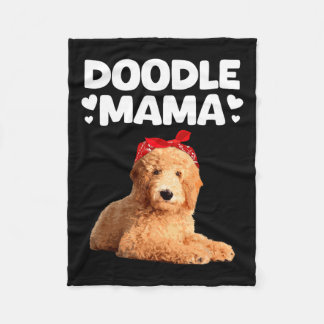 Manta Polar Gracioso Doodle Mama Design Para Mamá Mujeres Gold