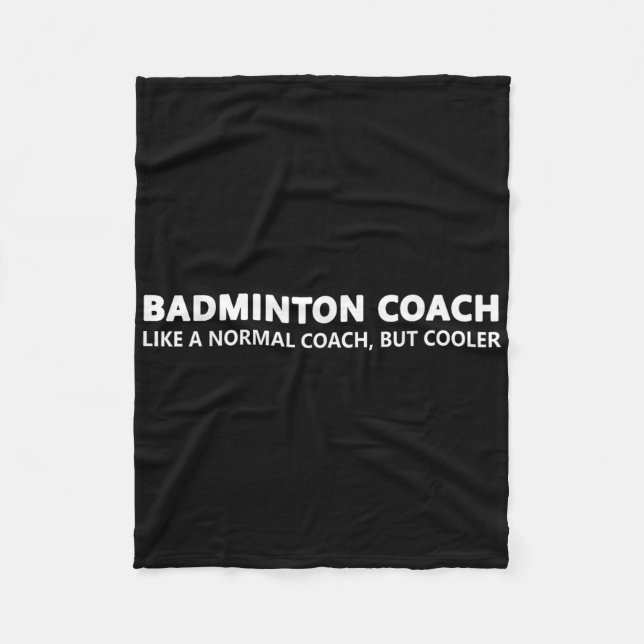 Manta Polar Gracioso entrenador de definición de Badminton Ent (Anverso)