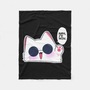 Manta Polar Gracioso gato gracioso Anime Meme Nah Ganaría Gojo