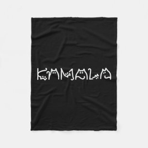 Manta Polar Gracioso gato Harris Lettering Positive 10