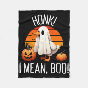 Manta Polar Gracioso Ghost Goose Honk Me Refiero A Boo