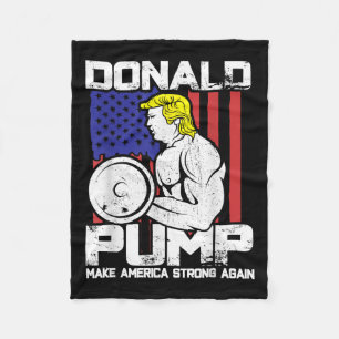 Manta Polar Gracioso gimnasio de Levantamiento de Peso Donald 