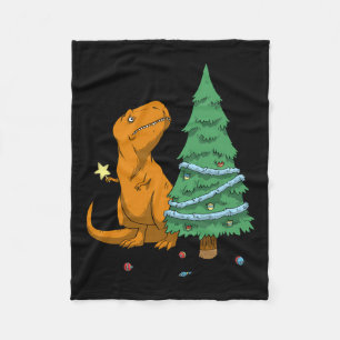 Manta Polar Gracioso La Lucha Dinosaurio Star Tree Light Chris