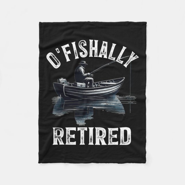 Manta Polar Gracioso O'fisha Tee Para Retirada Fishin (Anverso)