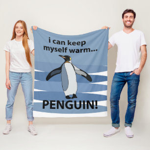 Manta Polar Gracioso pájaro animal pingüino