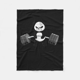 Manta Polar Gracioso Panda Workout Kitten Gym Deadlift Power