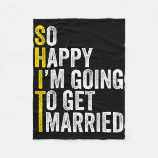 Manta Polar Gracioso partido de solteros Groom Shirt1