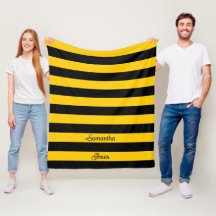 Gracioso patrón clásico de bandas de abeja de burb