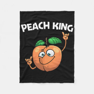 Manta Polar Gracioso Peach Para Hombres Papá Bailando Fruto De