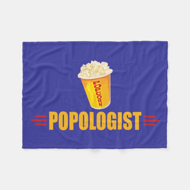 Manta Polar Gracioso Popcorn Lover (Frente (Horizontal))