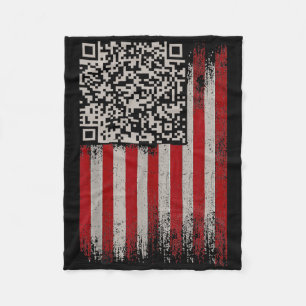 Manta Polar Gracioso Qr Trump Dancing Dance Code