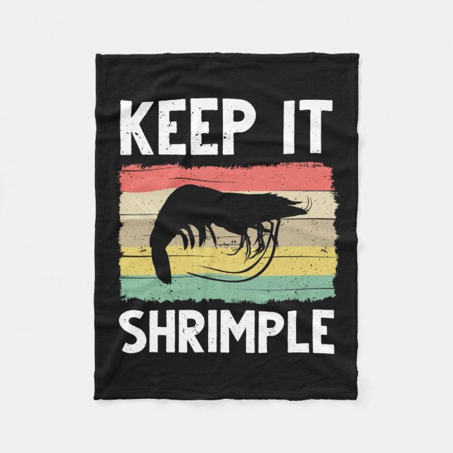 Manta Polar Gracioso Regalo De Camarón Para Hombres Mujeres Pe (Anverso)