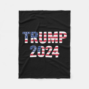 Manta Polar Gracioso regalo electoral de Trump 2024 hombres mu
