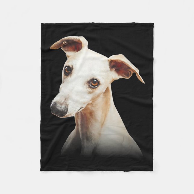 Manta Polar Gracioso Whippet Face Whippet Smile Whippet Only F (Anverso)