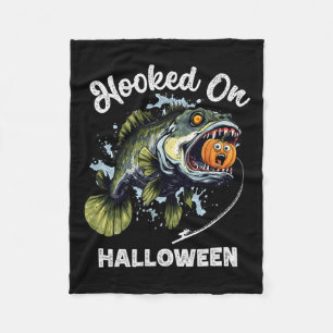 Manta Polar Graciosos pescadores de Halloween hombres Zombie B