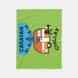 Manta Polar Graciosos regalos de caravana Mejor caravana C