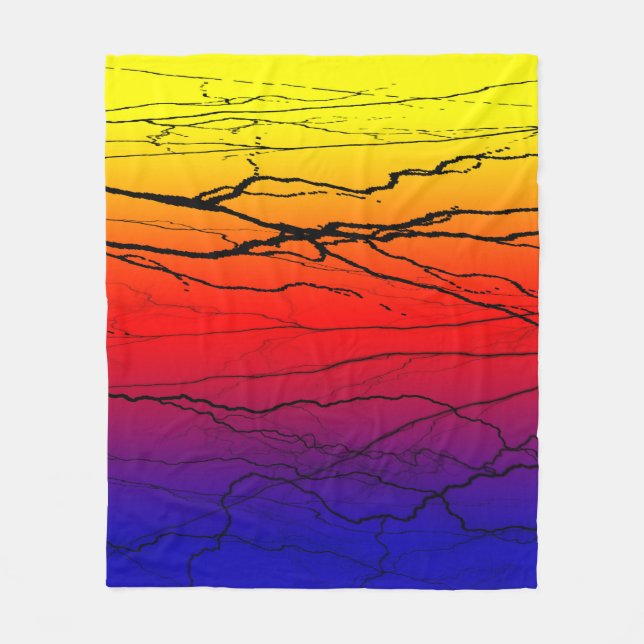 Manta Polar Gradiente abstracto (Anverso)