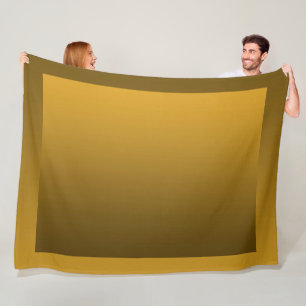Manta Polar Gradiente Amarillo - de profundo a claro   Fondo d