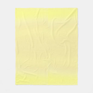 Manta Polar Gradiente amarillo pastel moderno