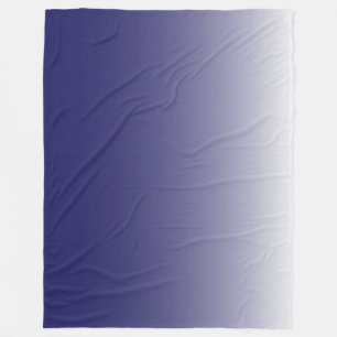 Manta Polar Gradiente de dos tonos azul marino oscuro