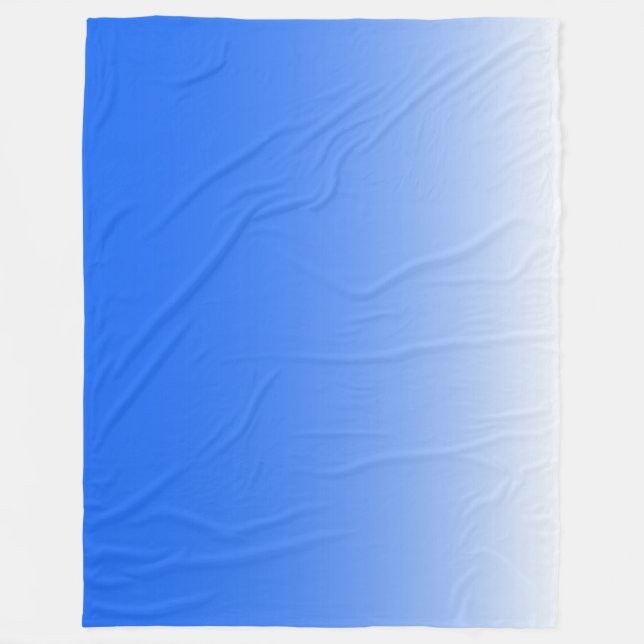 Manta Polar Gradiente de dos tonos azul oscuro (Anverso)