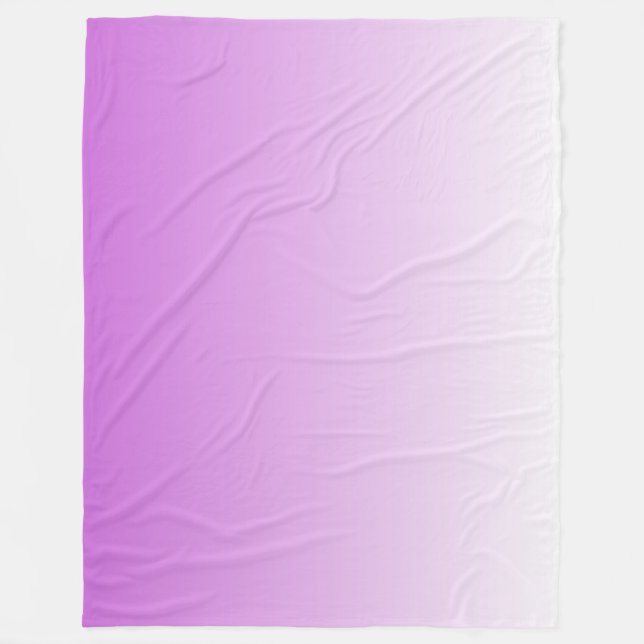 Manta Polar Gradiente de dos tonos de púrpura lila oscura (Anverso)