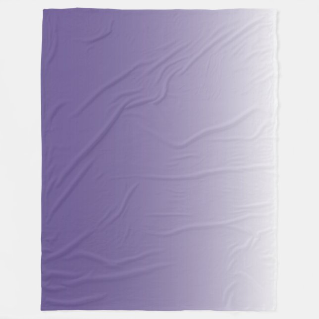 Manta Polar Gradiente de dos tonos oscuro Ultra violeta (Anverso)