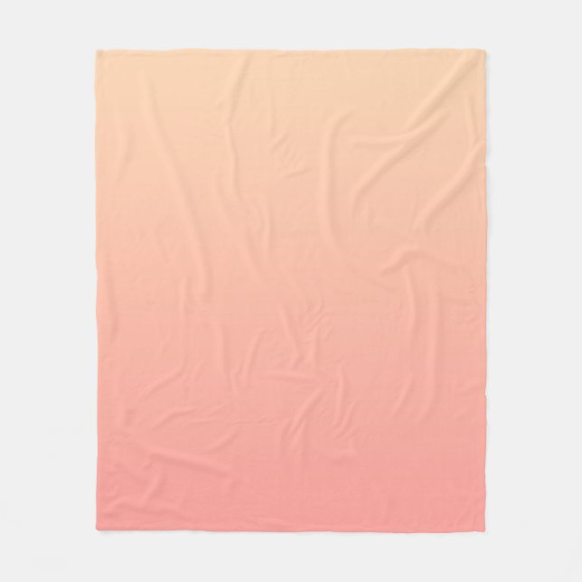 Manta Polar Gradiente rosa y rosa (Anverso)