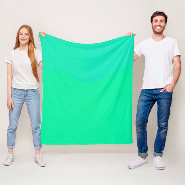 Manta Polar Gradiente verde de primavera  (In situ)