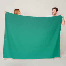 Manta Polar Gradiente Verde Follaje