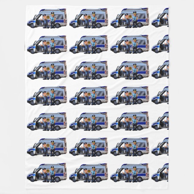 Manta Polar Grado de la Academia de Policía de Policía (Anverso)