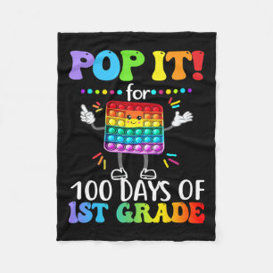 Manta Polar Grado Pop It por 100 días Feliz 100° día de compra