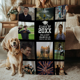 Manta Polar Graduación Collage de fotos moderno de moda en Ins