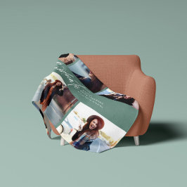 Manta Polar Graduación de guiones verdes de sabios multifoto m