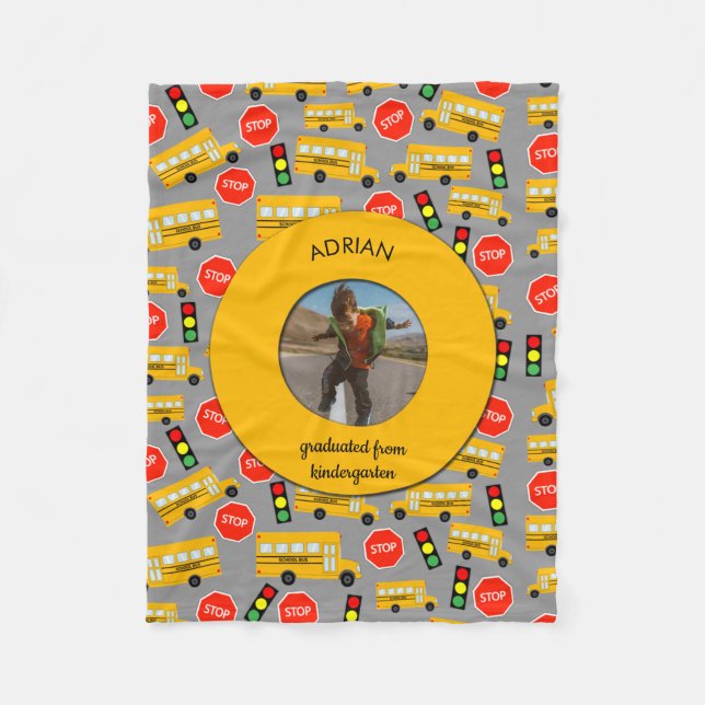 Manta Polar Graduación de jardines de infancia en autobús esco (Anverso)