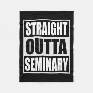 Manta Polar Graduación de predicador divertida fuera del semin