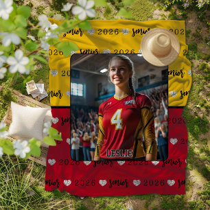 Manta Polar Graduación personalizada de Voleibol de imágenes