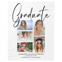 Graduado Elegante Script Multifoto Graduado