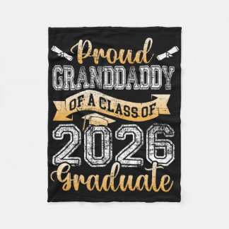 Manta Polar Graduado Orgulloso Abuelo De Un Cl 2026 Senior Gra