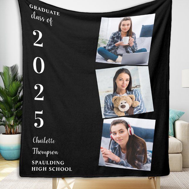 Manta Polar Graduado Personalizado de Regalo Graduado Moderno  (Subido por el creador)