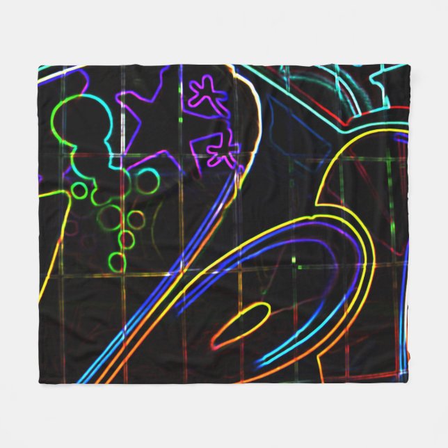 Manta Polar Graffiti 10 fbcna (Frente (Horizontal))